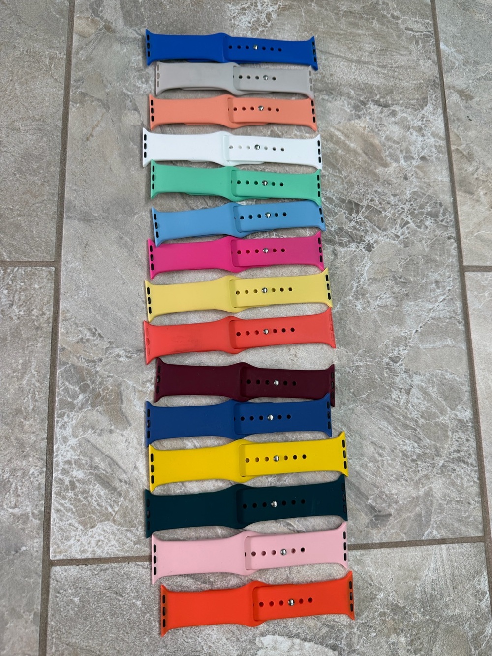 Silicone Apple iWatch Bands - Multi Color Pack